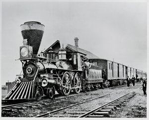 Trein over Houston en Texas Central door American Photographer